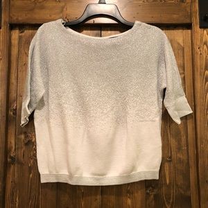 Winter Short Sleeve Shimmer Top